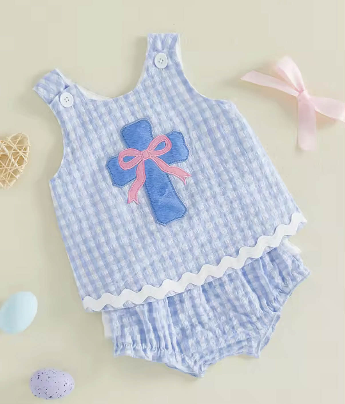 PREORDER: Lia Gingham two piece set 3.2.26