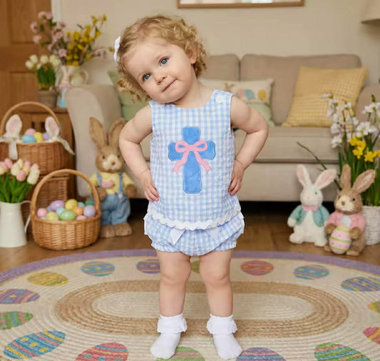 PREORDER: Lia Gingham two piece set 3.2.26