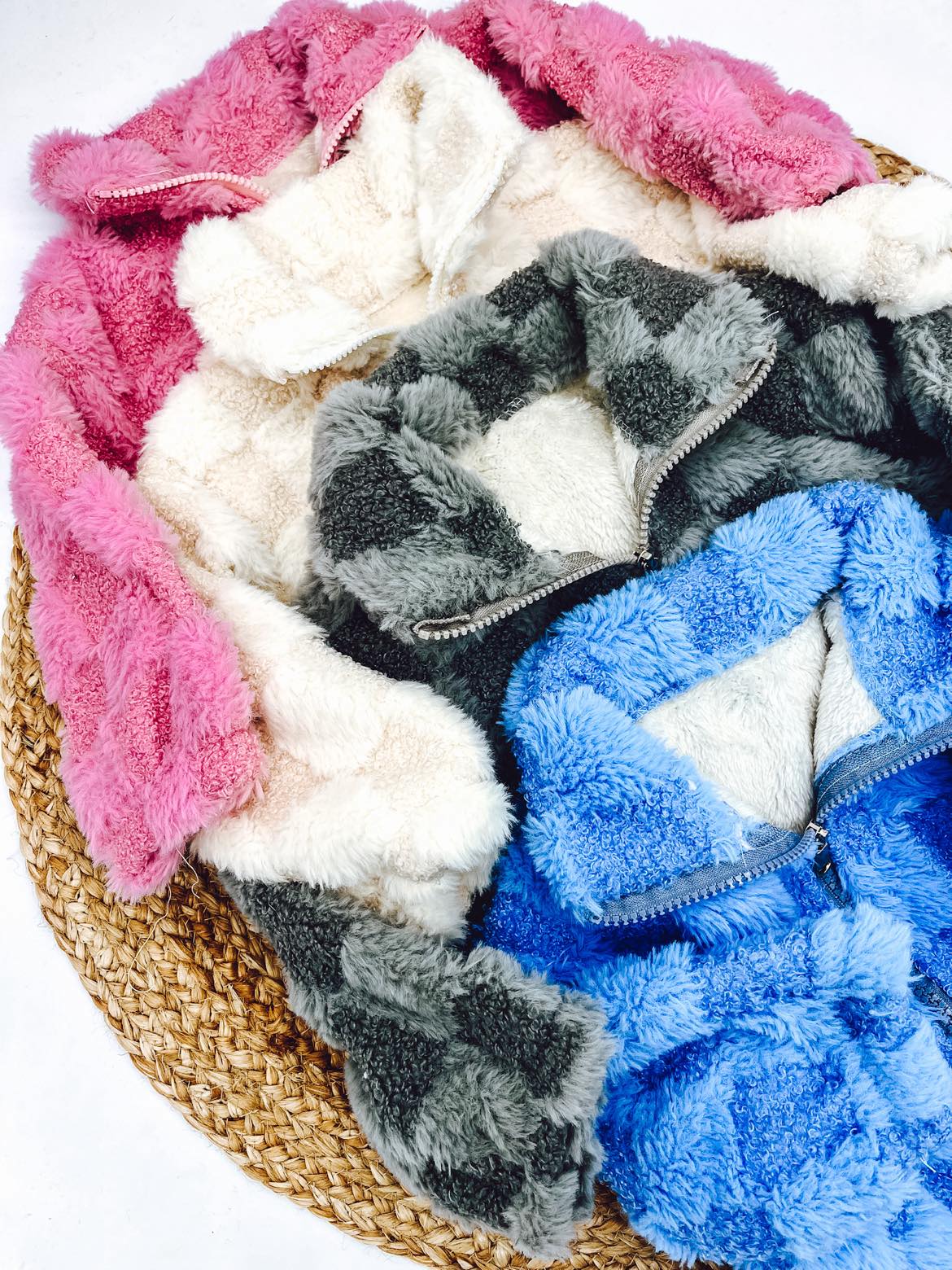 PREORDER: Rerun Checker Teddy Bear Fleece 12.1.25 osym