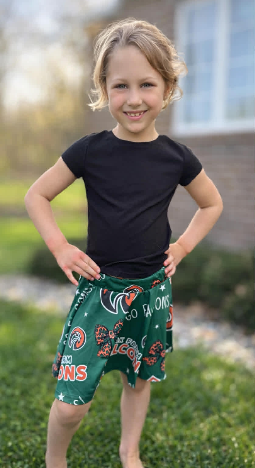 PREORDER: Custom Athletic Flowy Skort RERUN (Seamless Design) 6.8.26