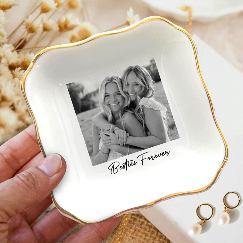 PREORDER: Cherished Moments Photo Trinket Dish (Completely Custom)  7.6.26