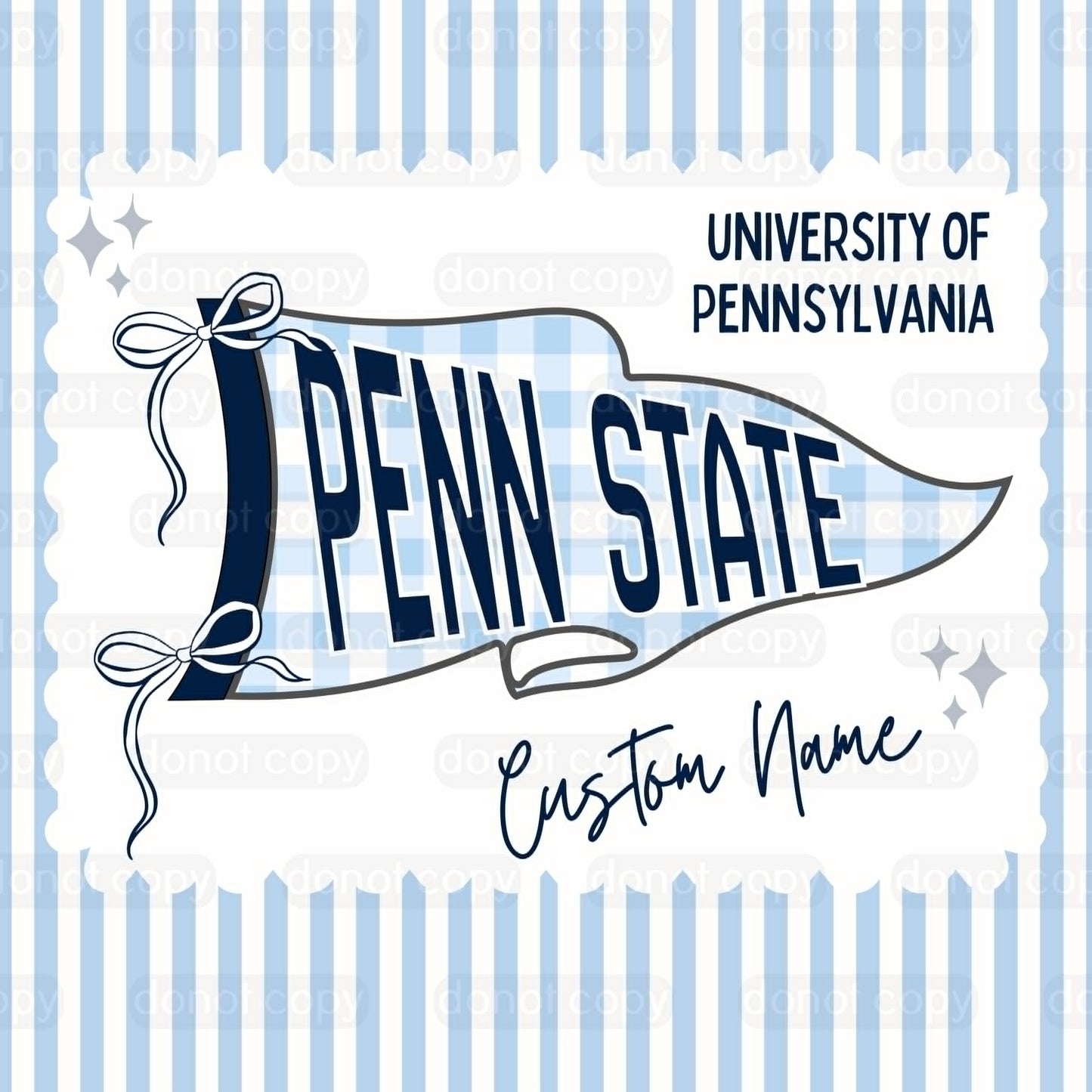 PREORDER: Custom Pennant Flag Pillowcase  7.6.26