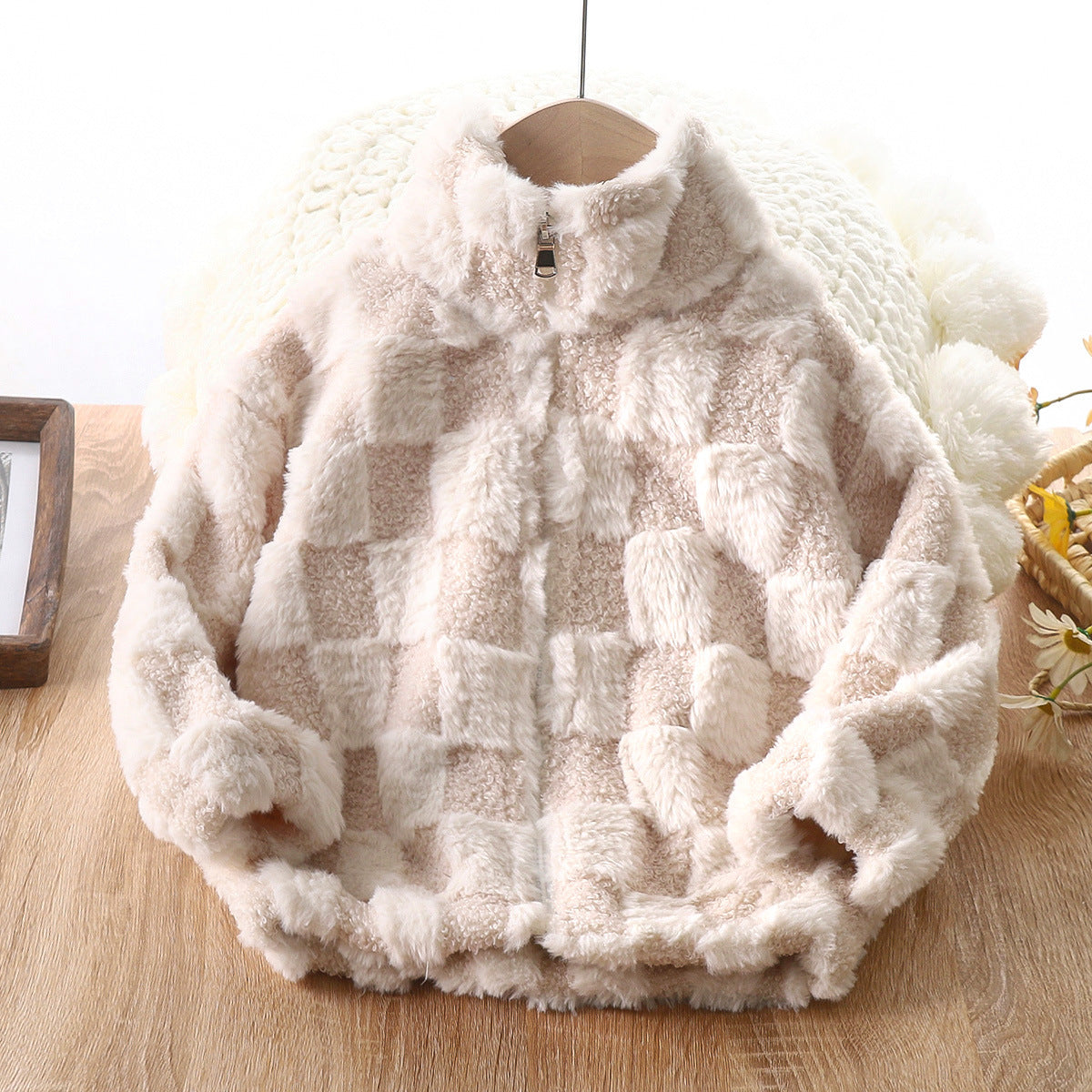 PREORDER: Rerun Checker Teddy Bear Fleece 12.1.25 osym