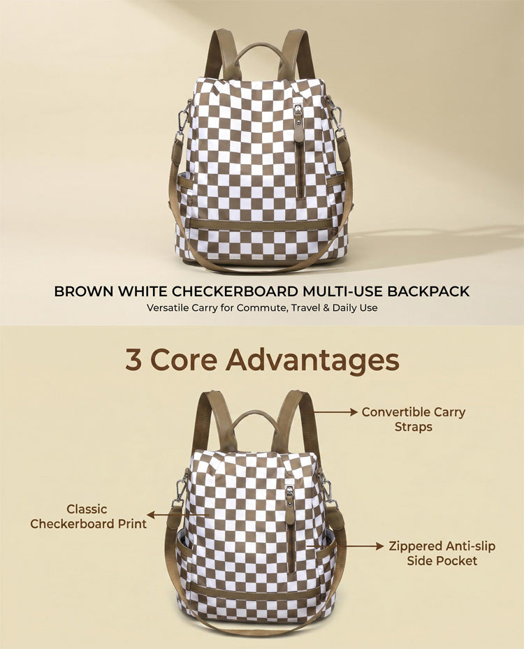 PREORDER: The Camden Check Backpack RERUN 8.10.26