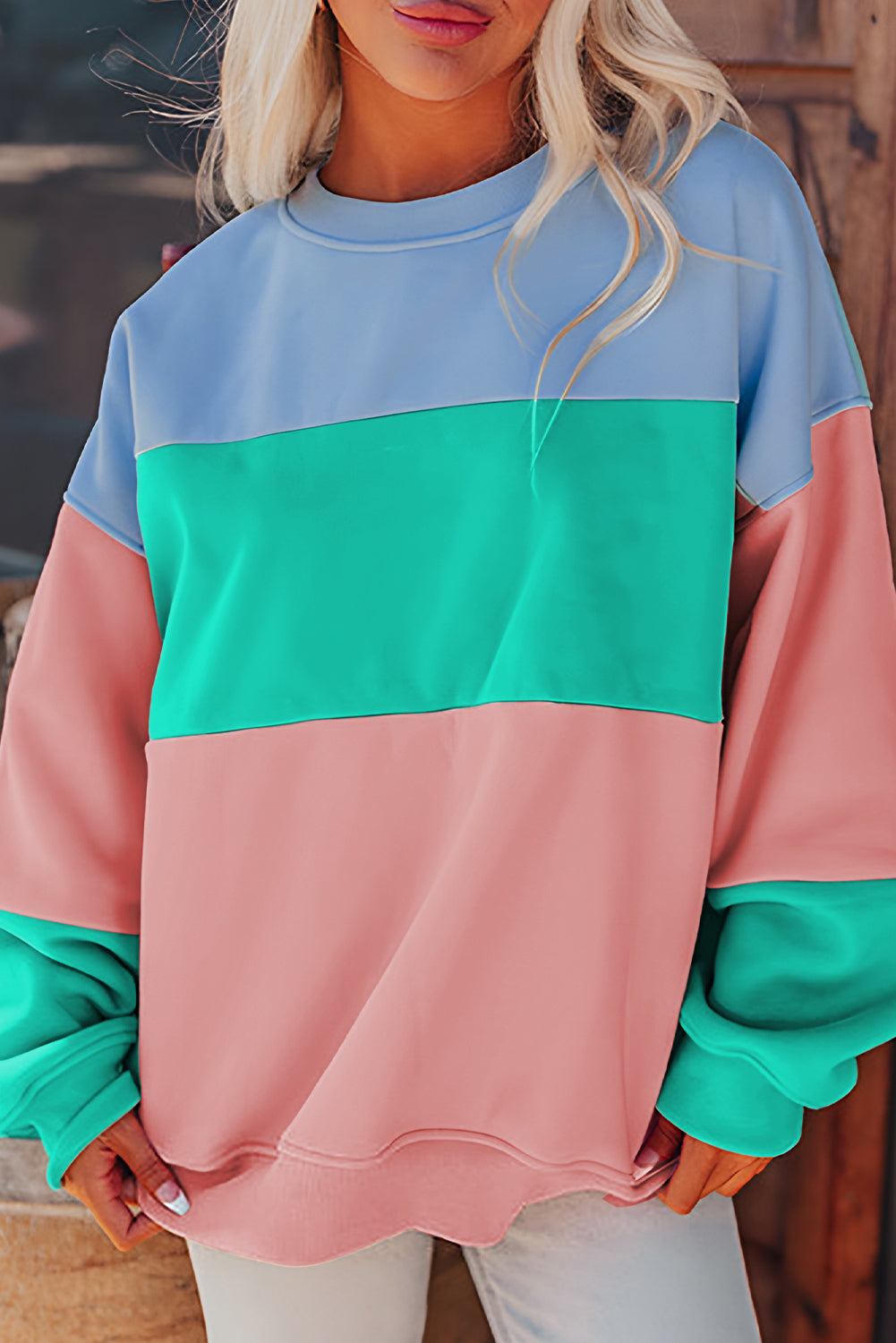 PREORDER: The Darla Stripe Color Block Pullover 9.30.24 osym