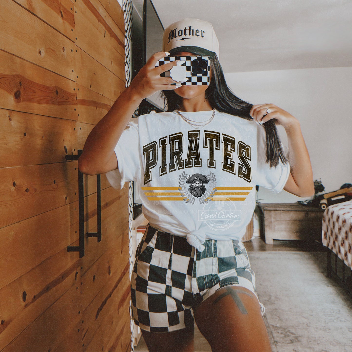 Vintage Pirates School Spirit- Digital
