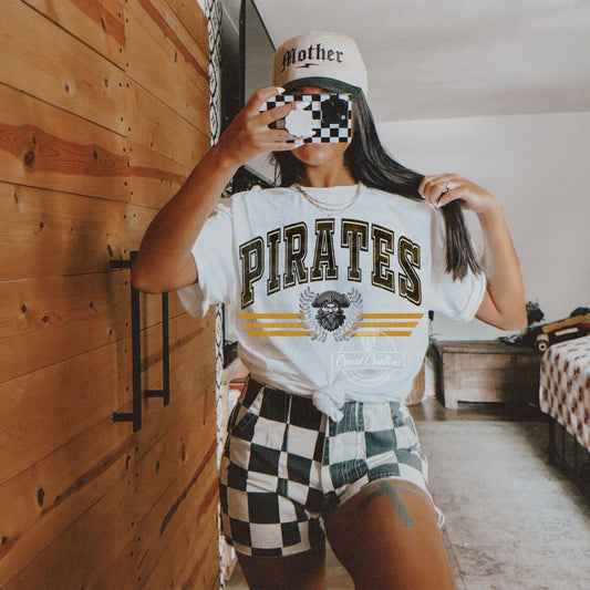 Retro Pirates School Spirit