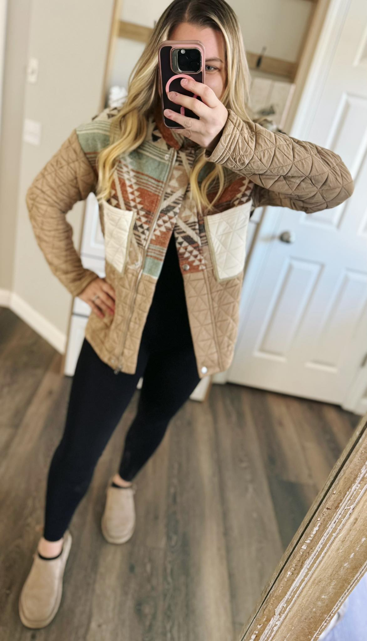 PREORDER: Rerun Aztec Quilted Design Jacket 12.1.25 osym