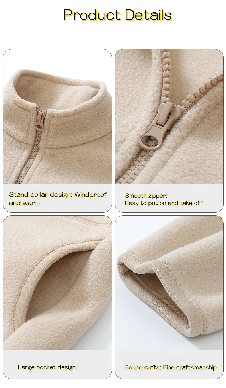 PREORDER: Kids Solid Color Zip Up Fleece 9.15.25