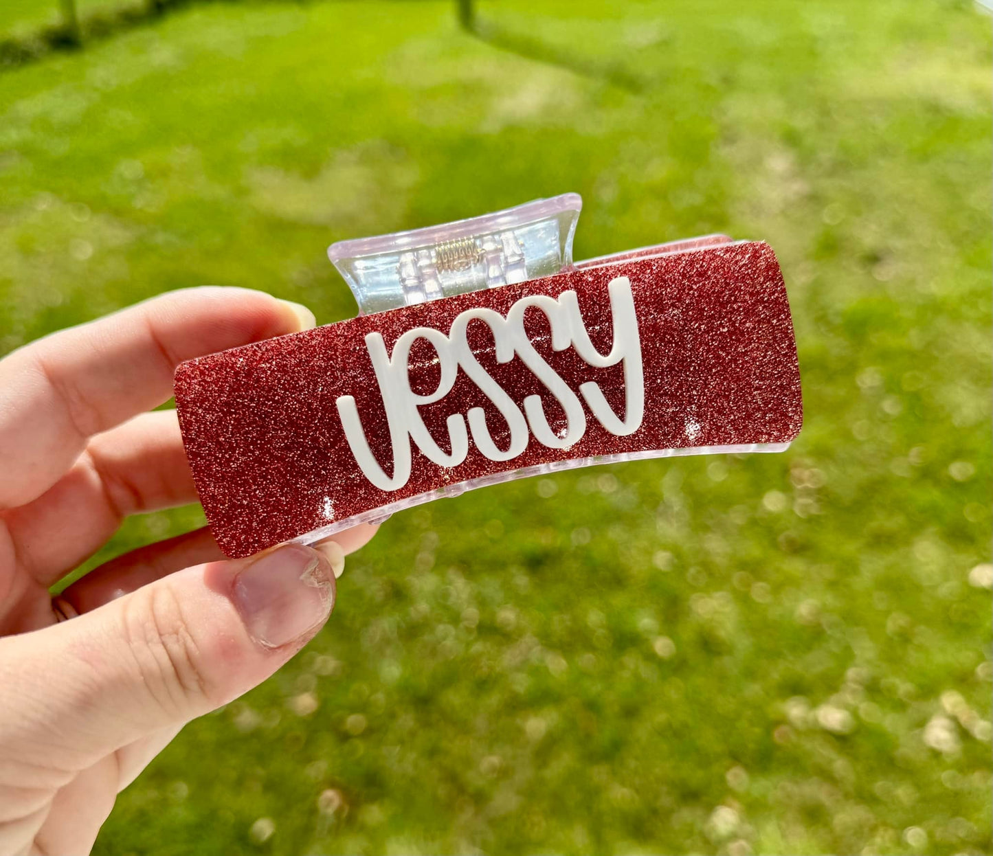 PREORDER: RERUN Custom Mascot/Name Hair Clips 9.8.25 - ORDER SEPERATE