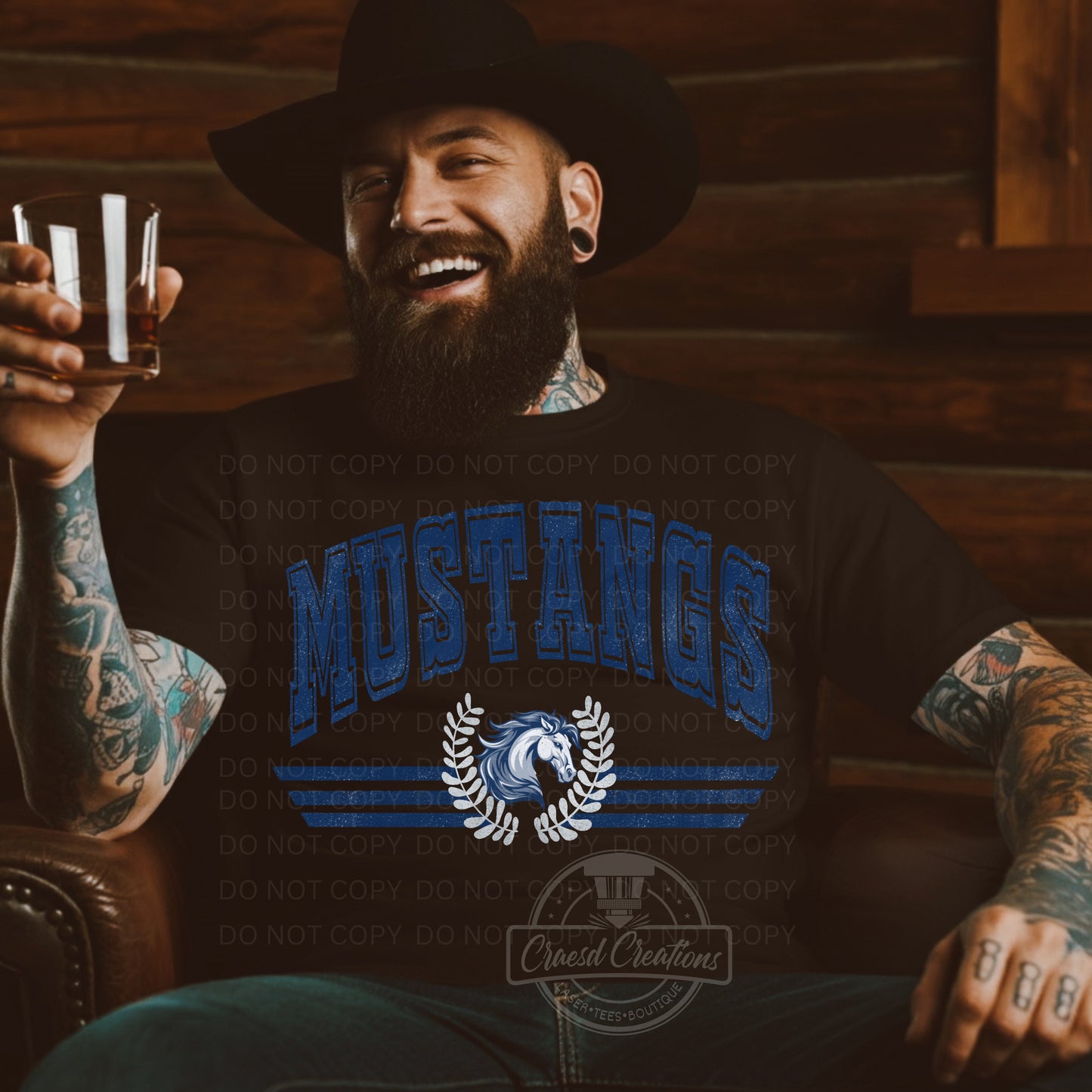 Vintage Mustangs School Spirit- Digital