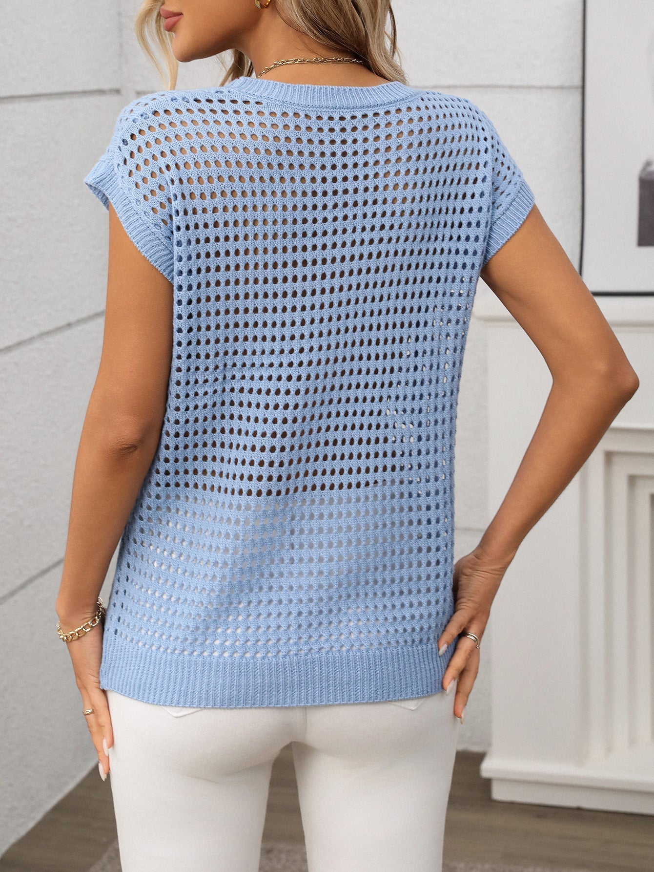 PREORDER: The Brielle Open Knit Sweater 6.22.26