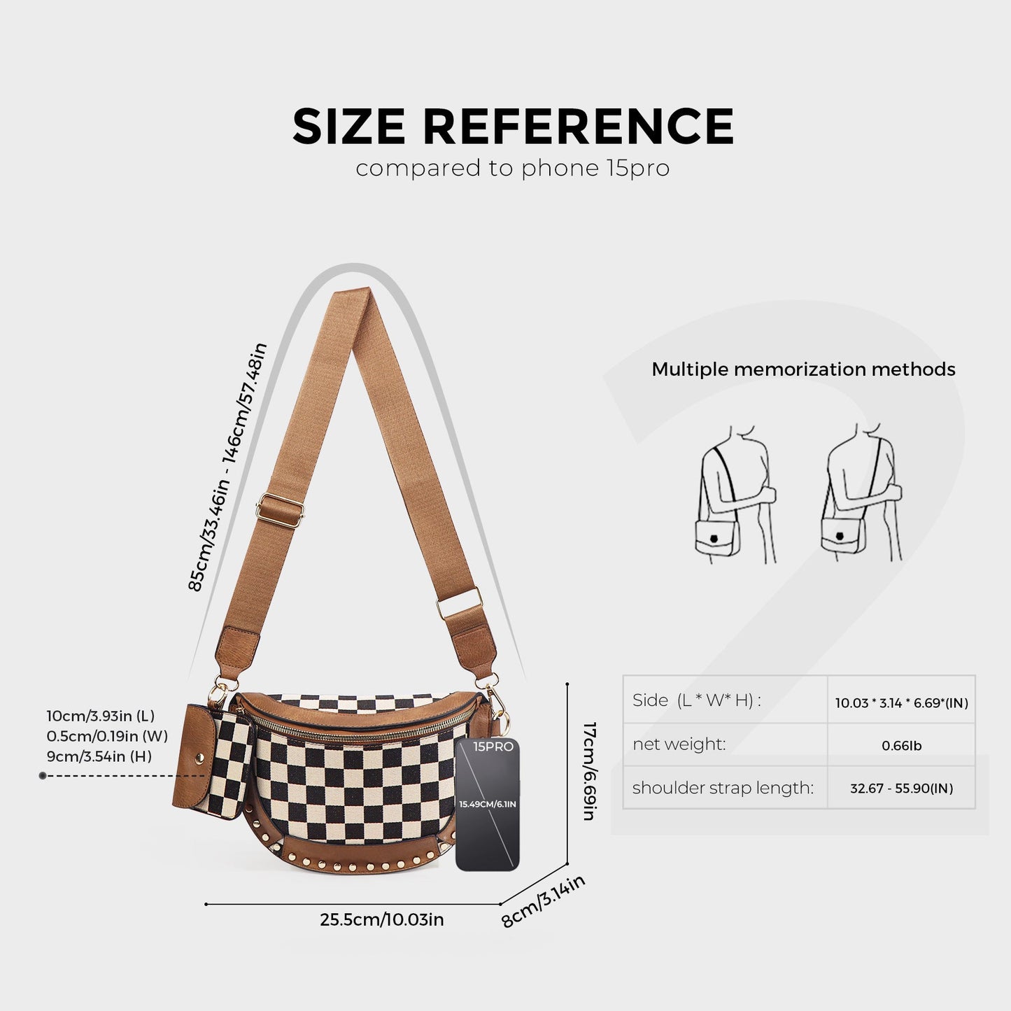 PREORDER: Studded Checker Sling 12.1.25 OSYM