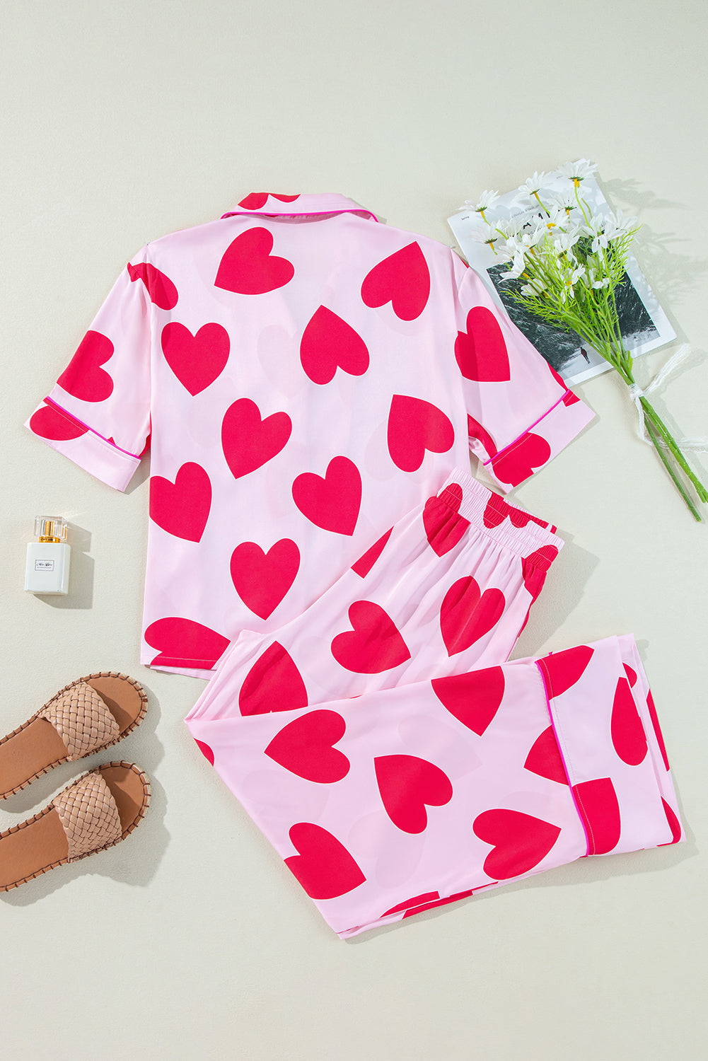 PREORDER: The Jamie Big Heart Two-Piece Pajama Set 12.23.24 osym