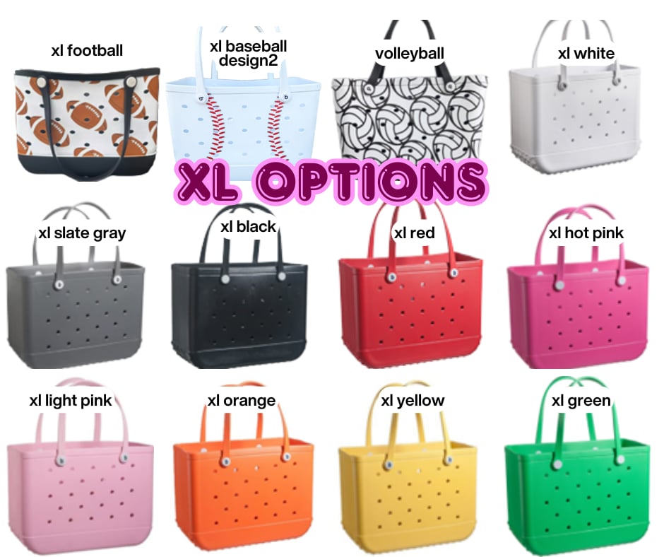 PREORDER: XL EVA CUSTOM TOTE BAG 7.7.25