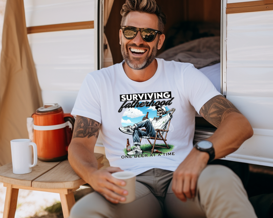 Surviving Fatherhood One Beer At A Time - Tee