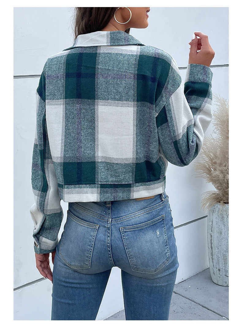 PREORDER: The Frannie Mid-Crop Flannel 9.30.24 osym