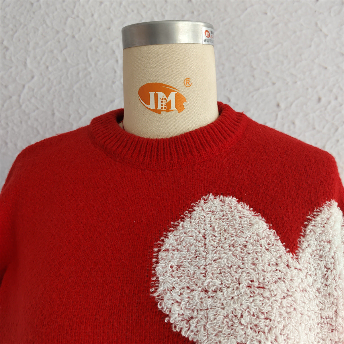 PREORDER: The Jolisa Repeating Heart Red Sweater 12.23.24 osym