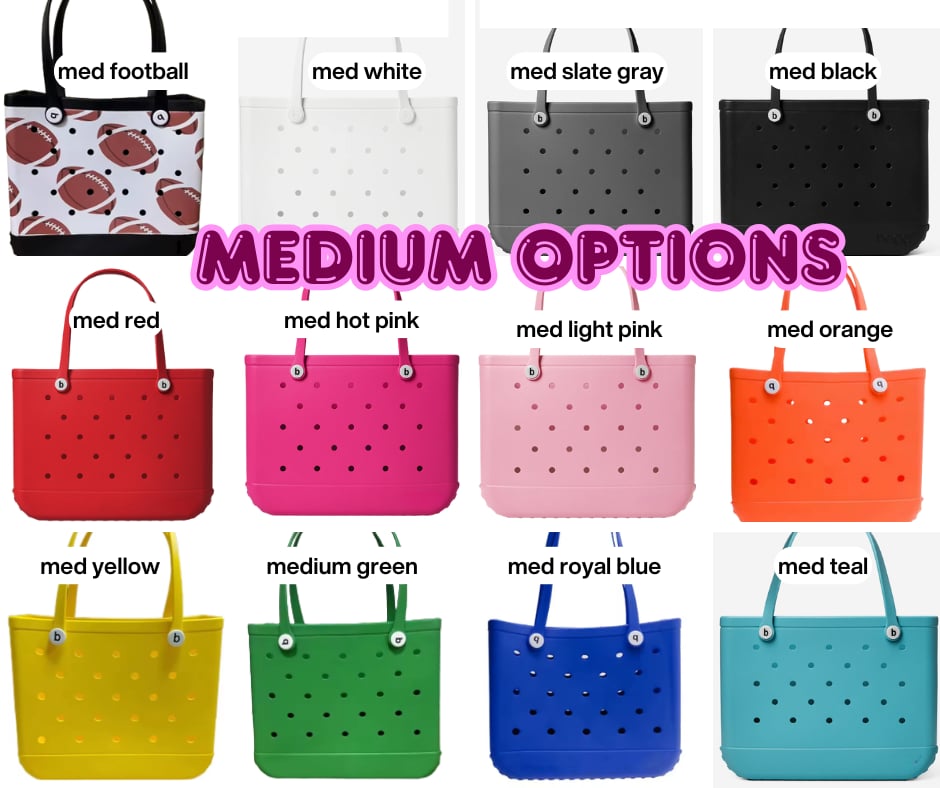 PREORDER: MEDIUM EVA CUSTOM TOTES 12.1.25 osym