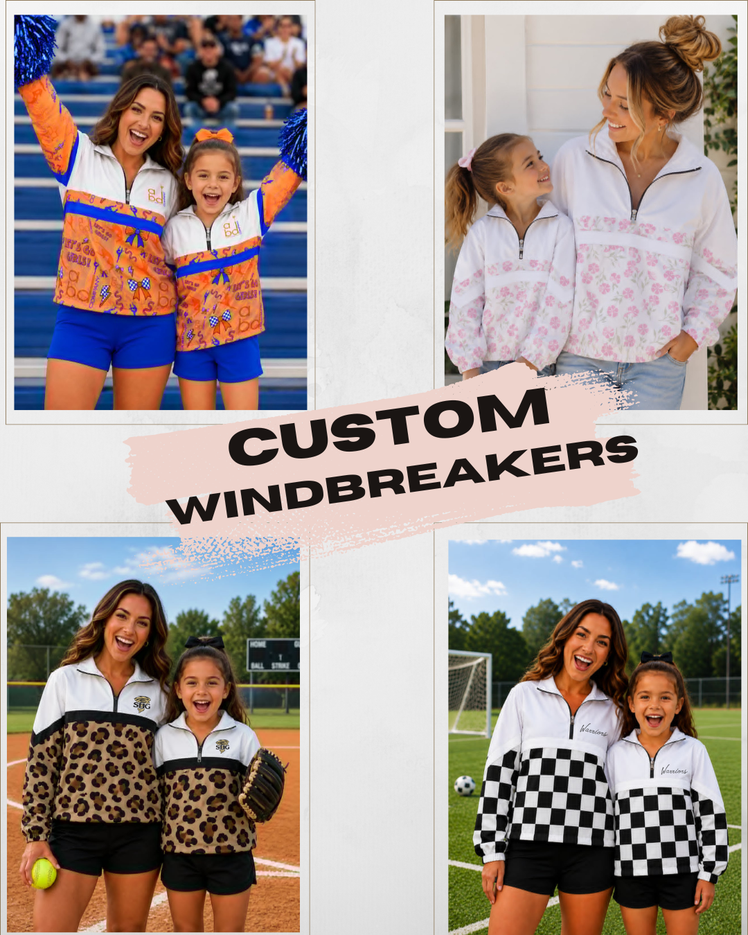 PREORDER: Customer Designed Mommy & Me Windbreaker 6.1.26 osym