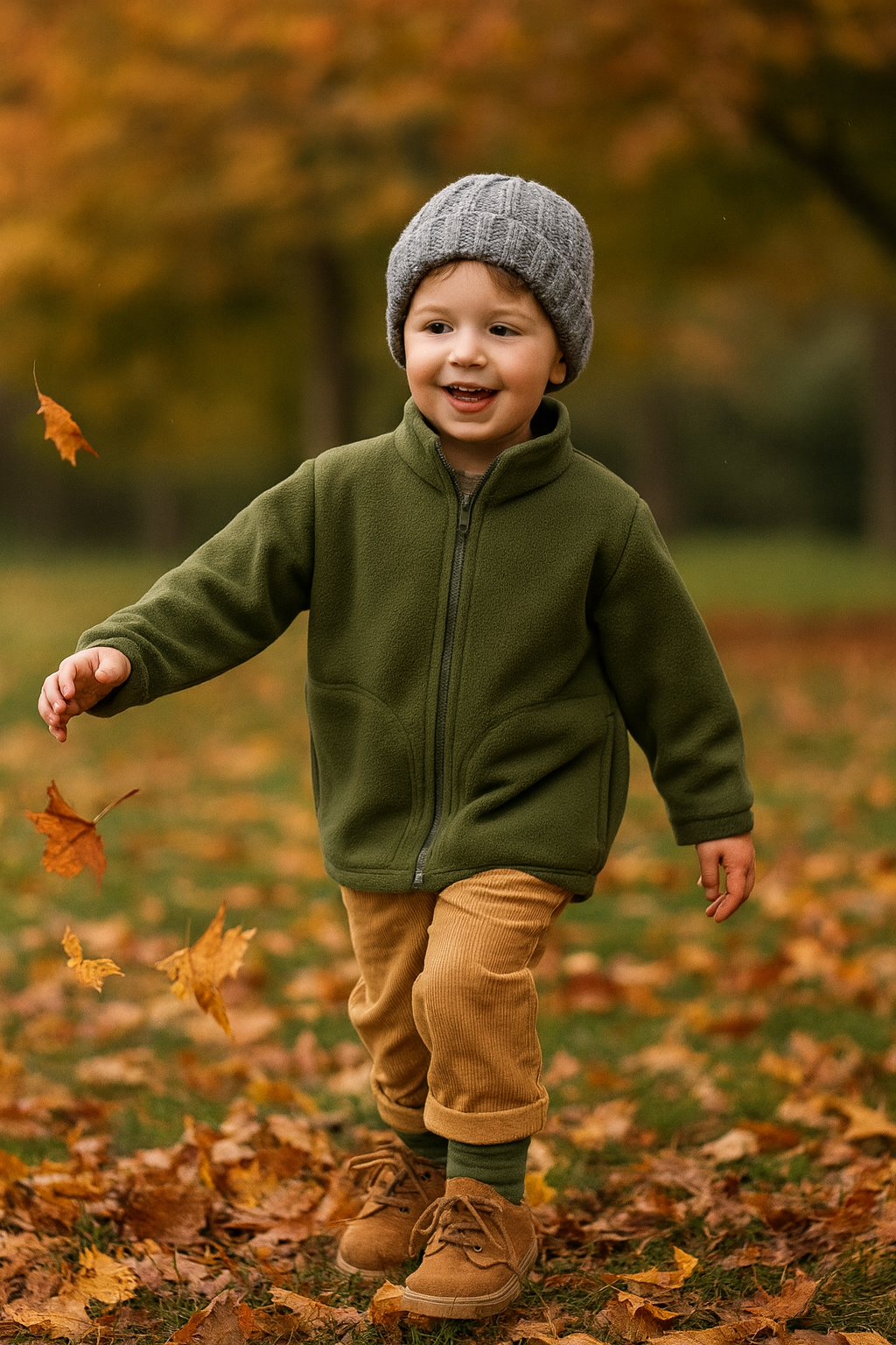 PREORDER: Kids Solid Color Zip Up Fleece 9.15.25