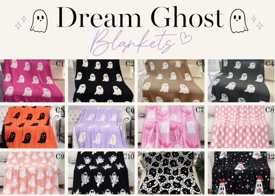PREORDER: Dream Ghost Blankets RERUN 8.10.26