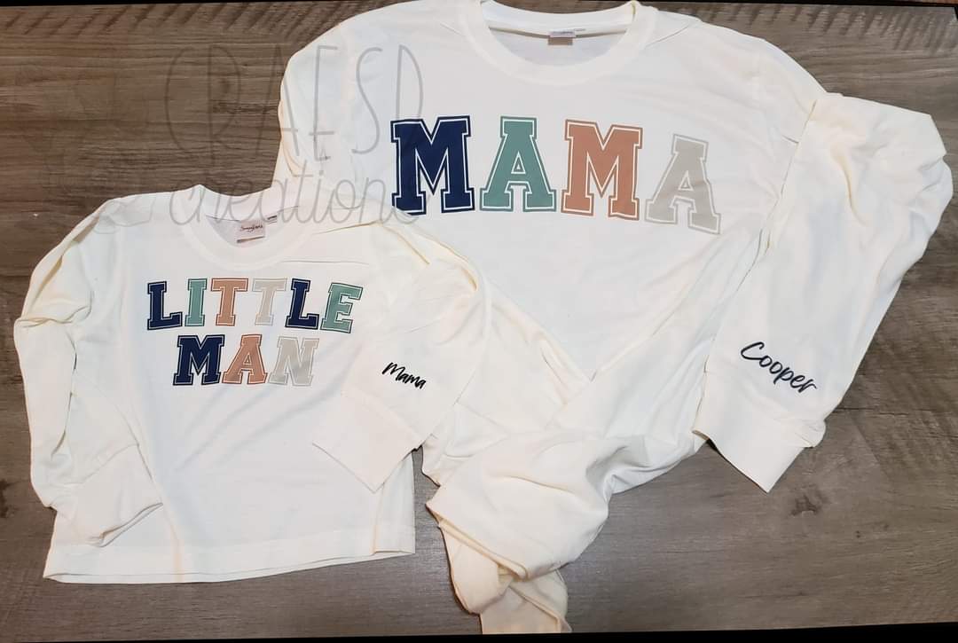 Mama & Little Man Sets- personalized