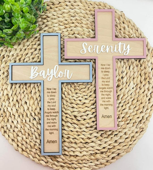 Prayer cross - custom name