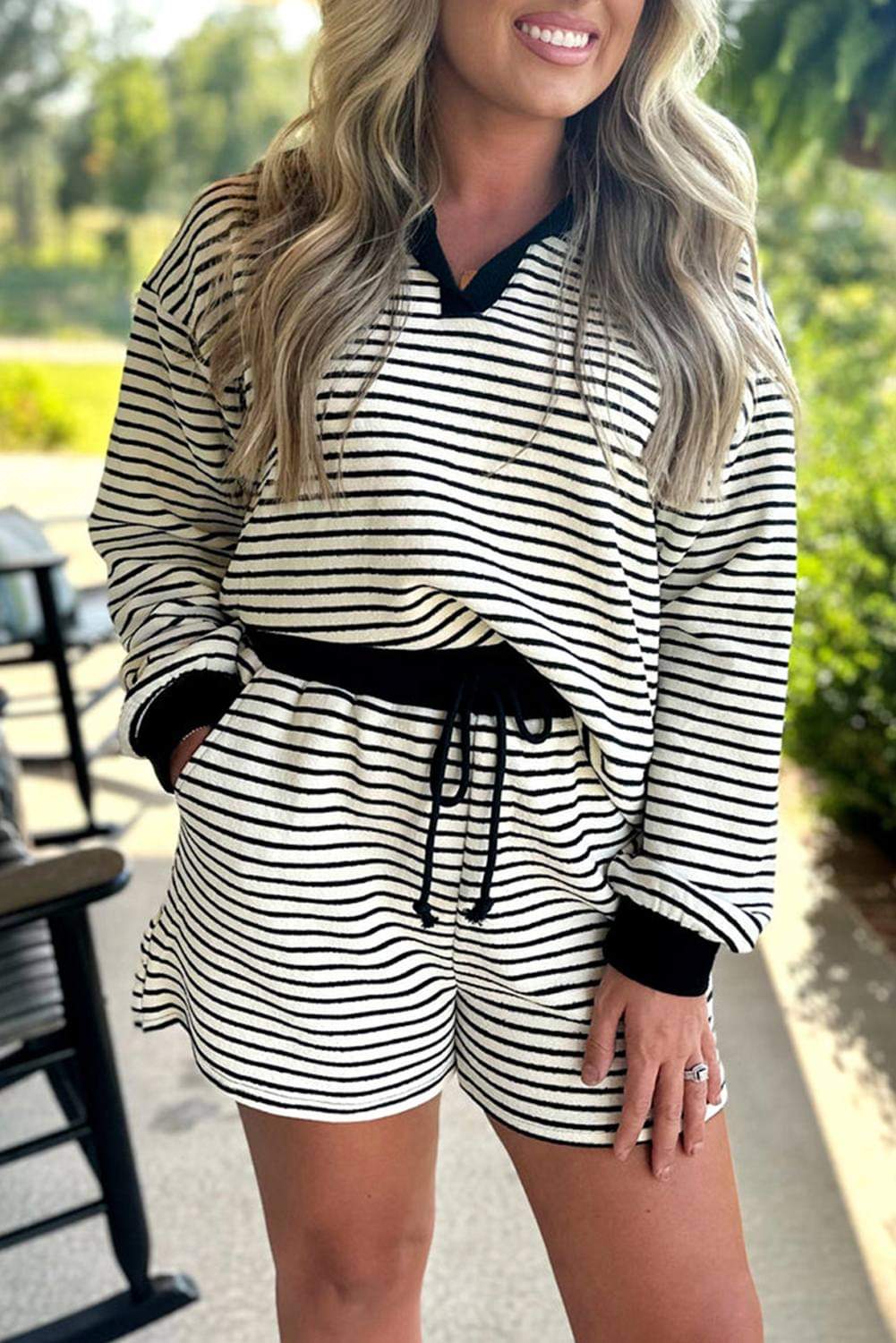 Striped 2pc set