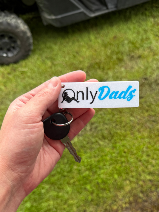 3d printed Only Dads Keychain