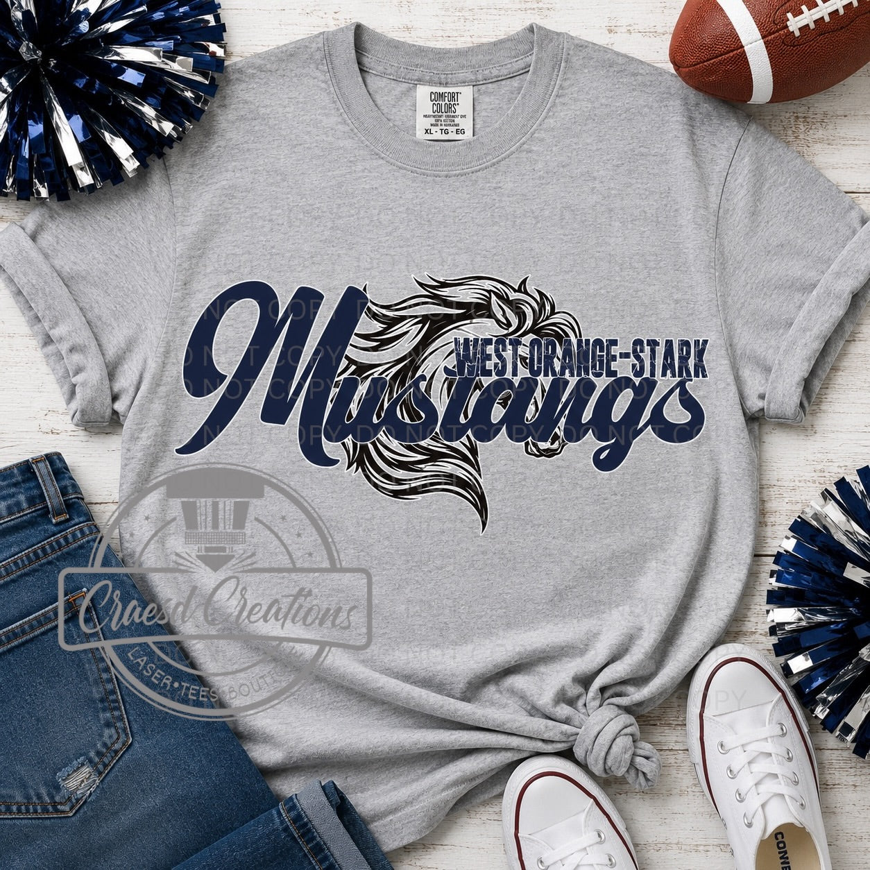 Athletic Dept Mustangs