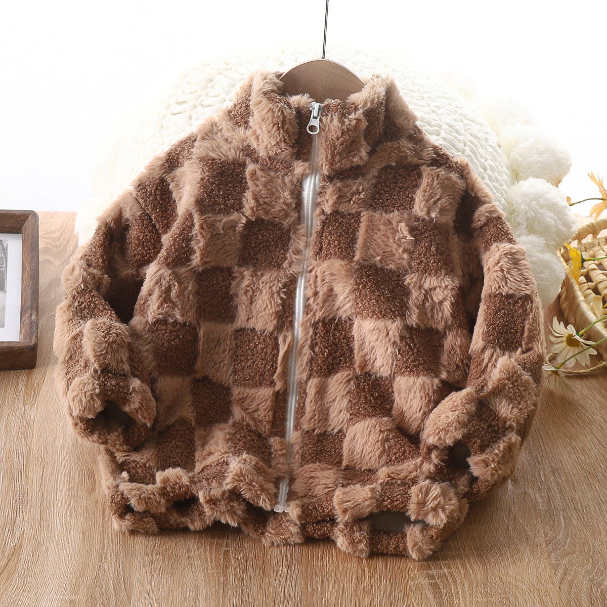 PREORDER: Rerun Checker Teddy Bear Fleece 12.1.25 osym