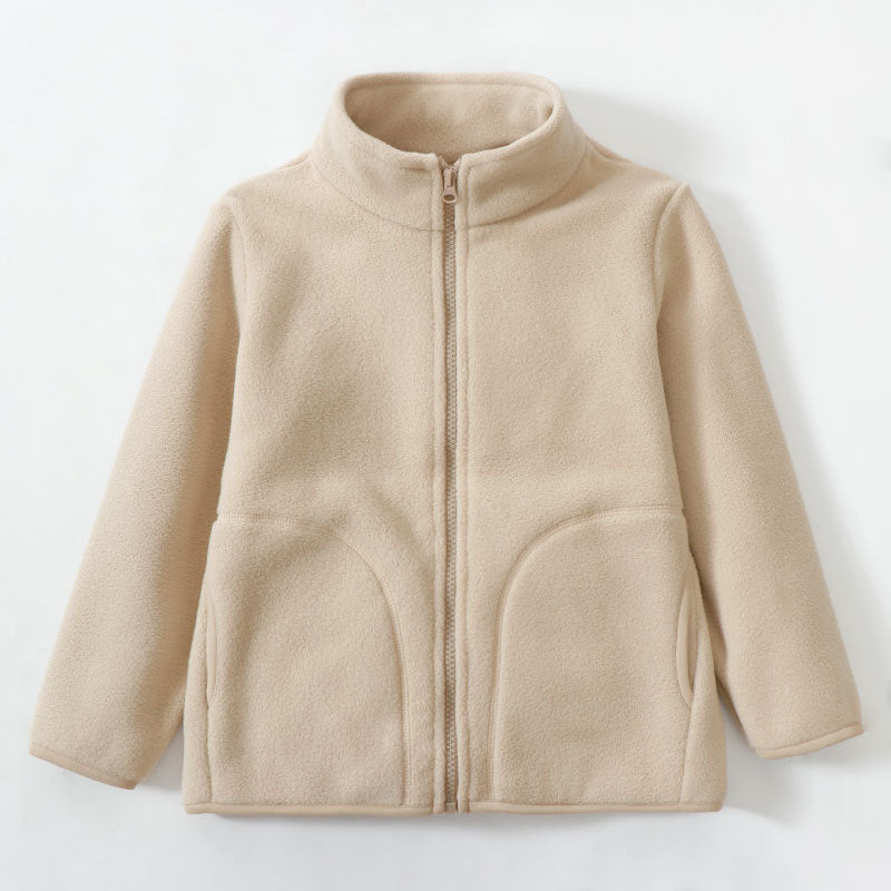 PREORDER: Kids Solid Color Zip Up Fleece 9.15.25