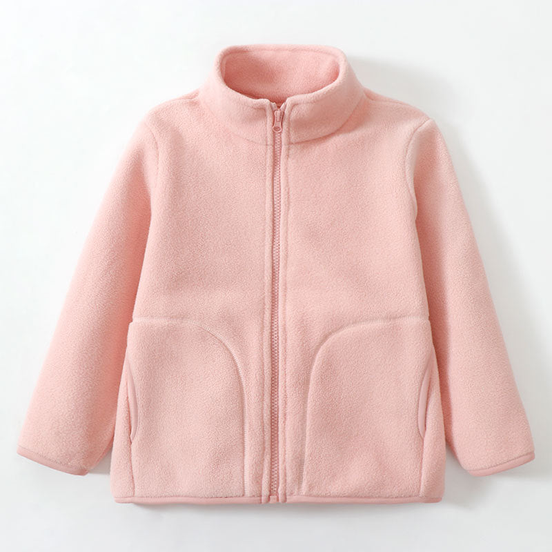 PREORDER: Kids Solid Color Zip Up Fleece 9.15.25