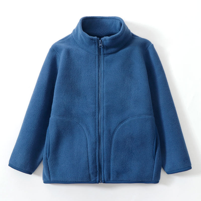 PREORDER: Kids Solid Color Zip Up Fleece 9.15.25