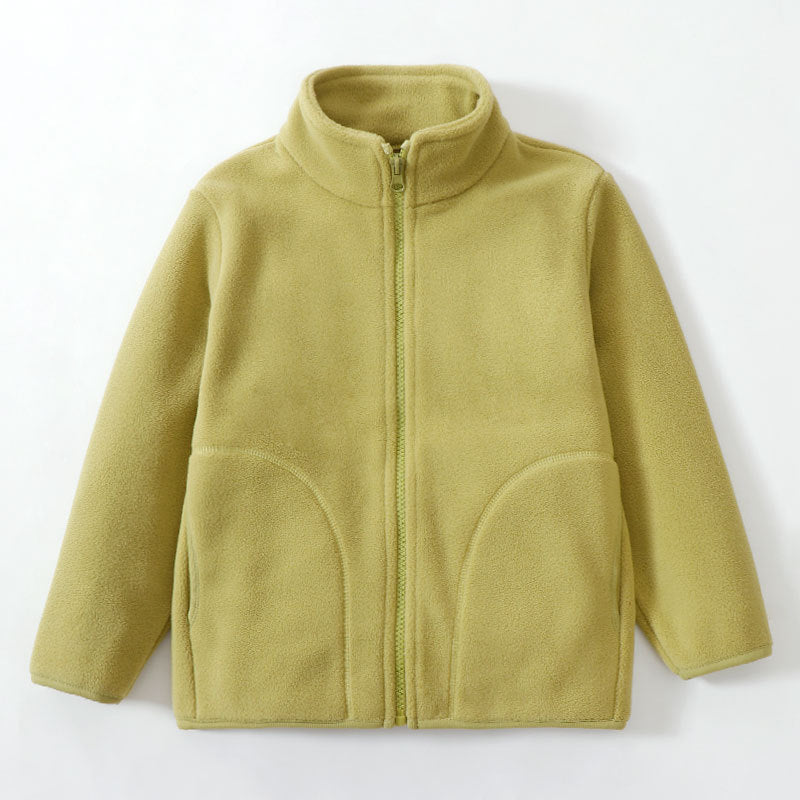 PREORDER: Kids Solid Color Zip Up Fleece 9.15.25