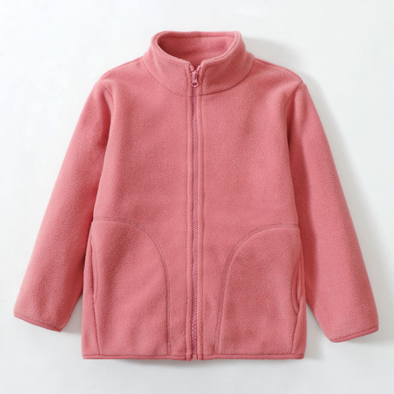 PREORDER: Kids Solid Color Zip Up Fleece 9.15.25