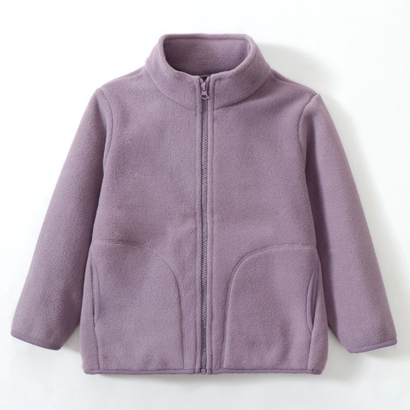 PREORDER: Kids Solid Color Zip Up Fleece 9.15.25