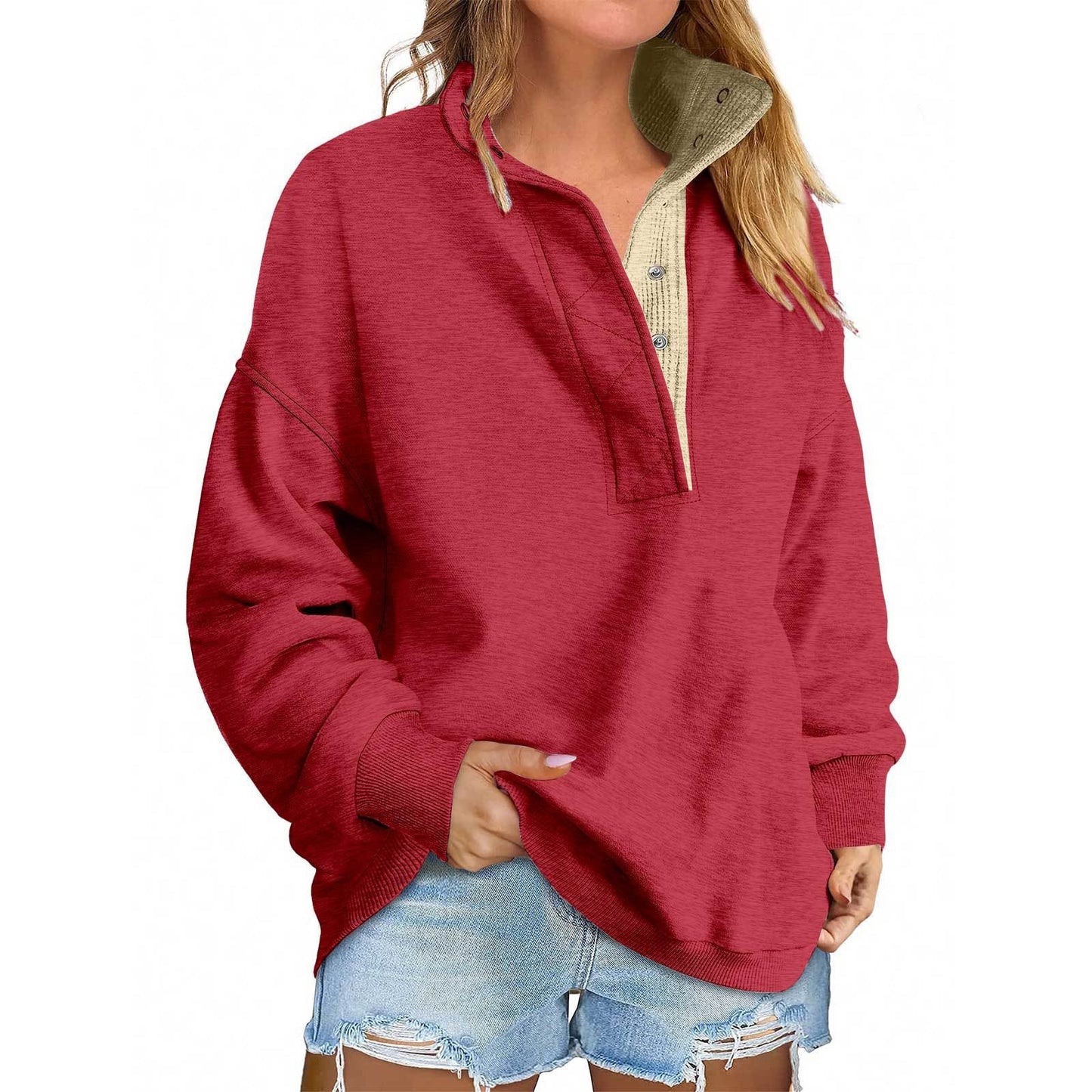 PREORDER: Alexah Waffle Henley 9.15.25