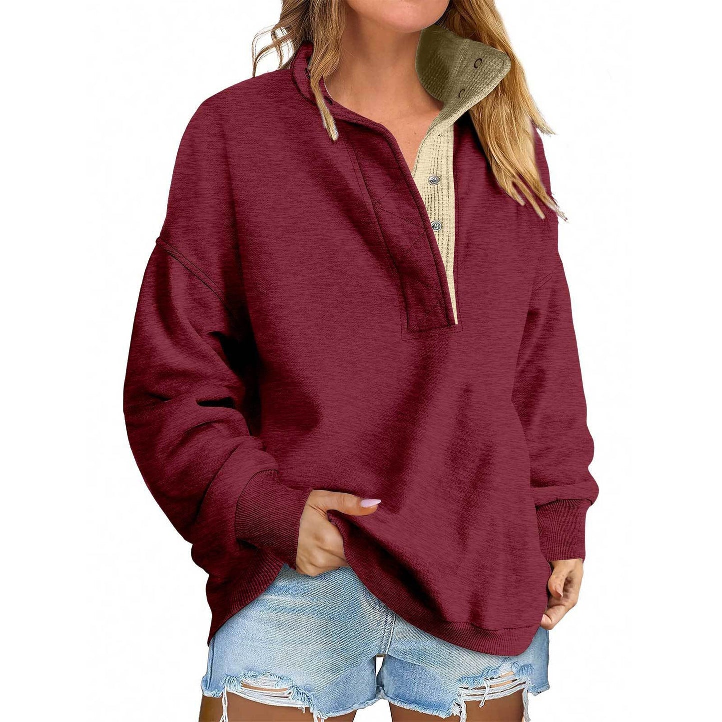 PREORDER: Alexah Waffle Henley 9.15.25