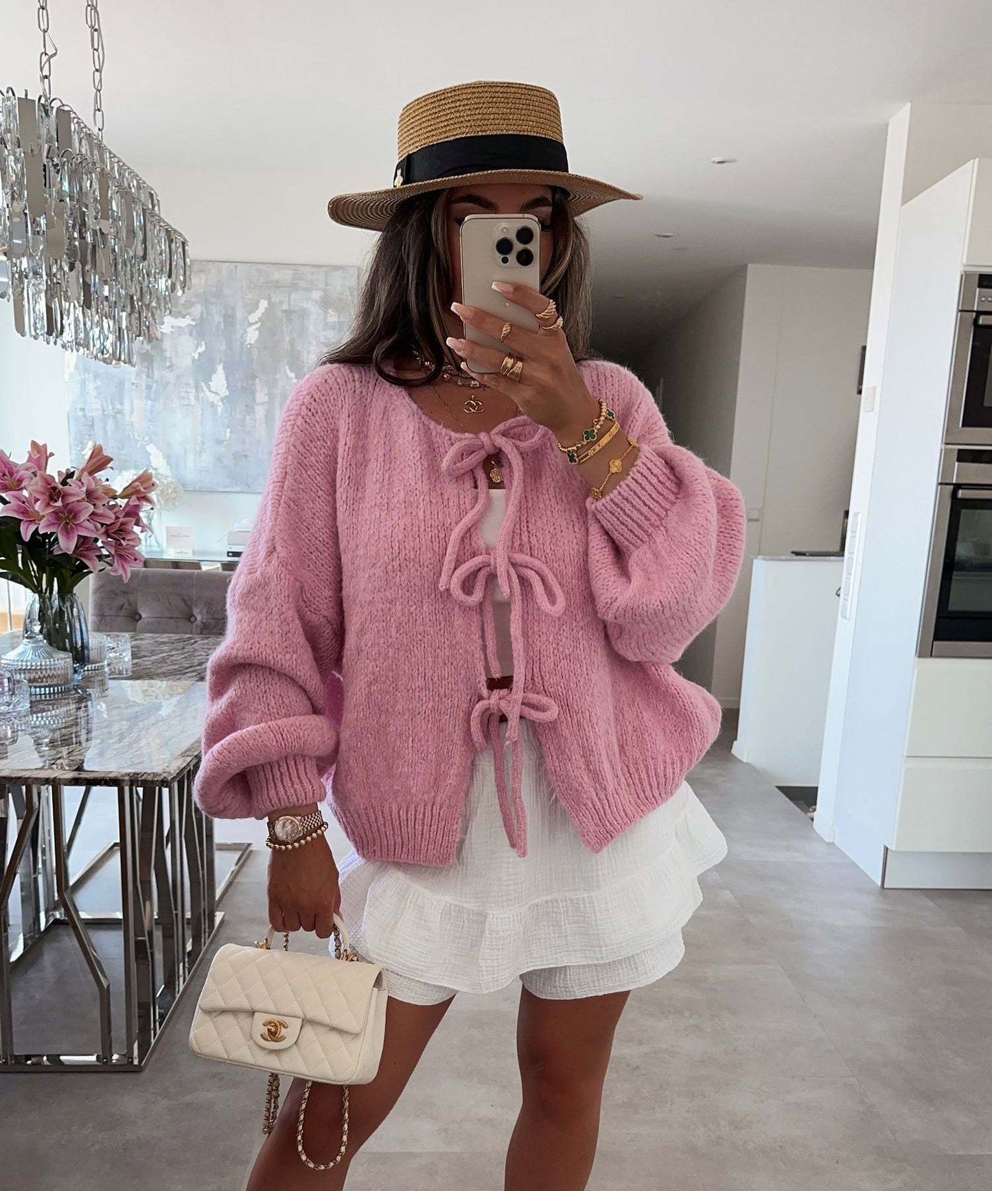 PREORDER: Bow Tie Slouchy Sweater 9.15.25
