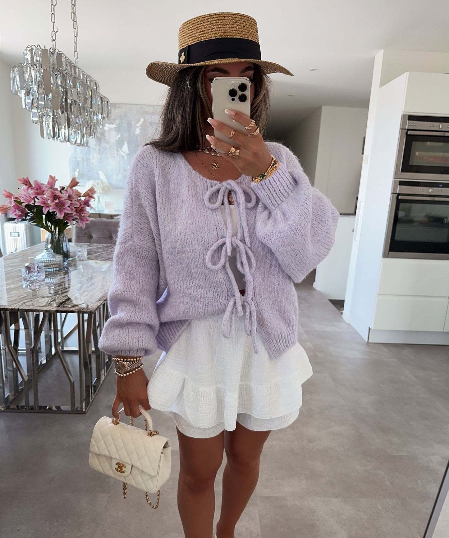 PREORDER: Bow Tie Slouchy Sweater 9.15.25