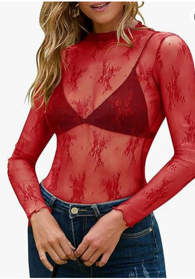 Preorder: long sleeve lace top 9.15.25
