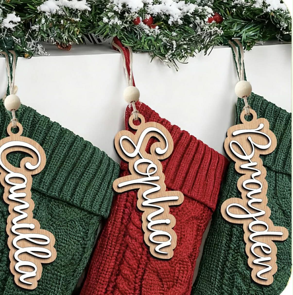 Stocking tags