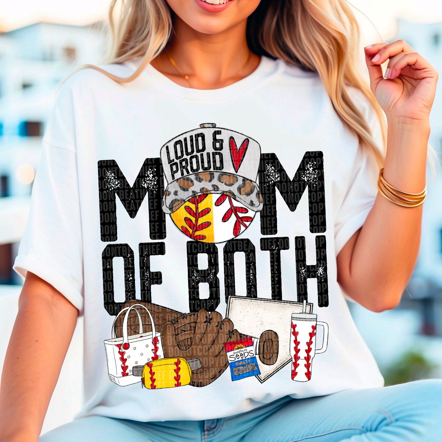 Mom Of Both - Tee