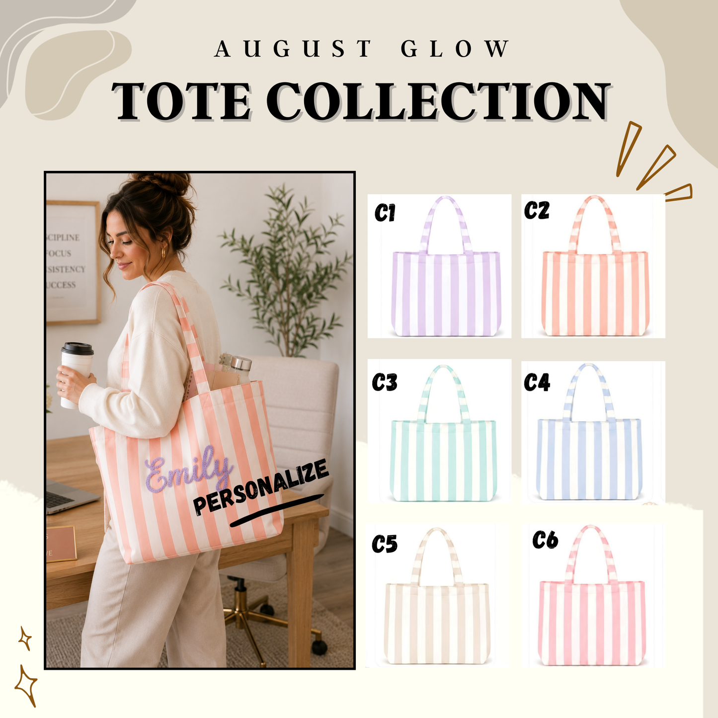 PREORDER: The August Glow Tote 7.13.26