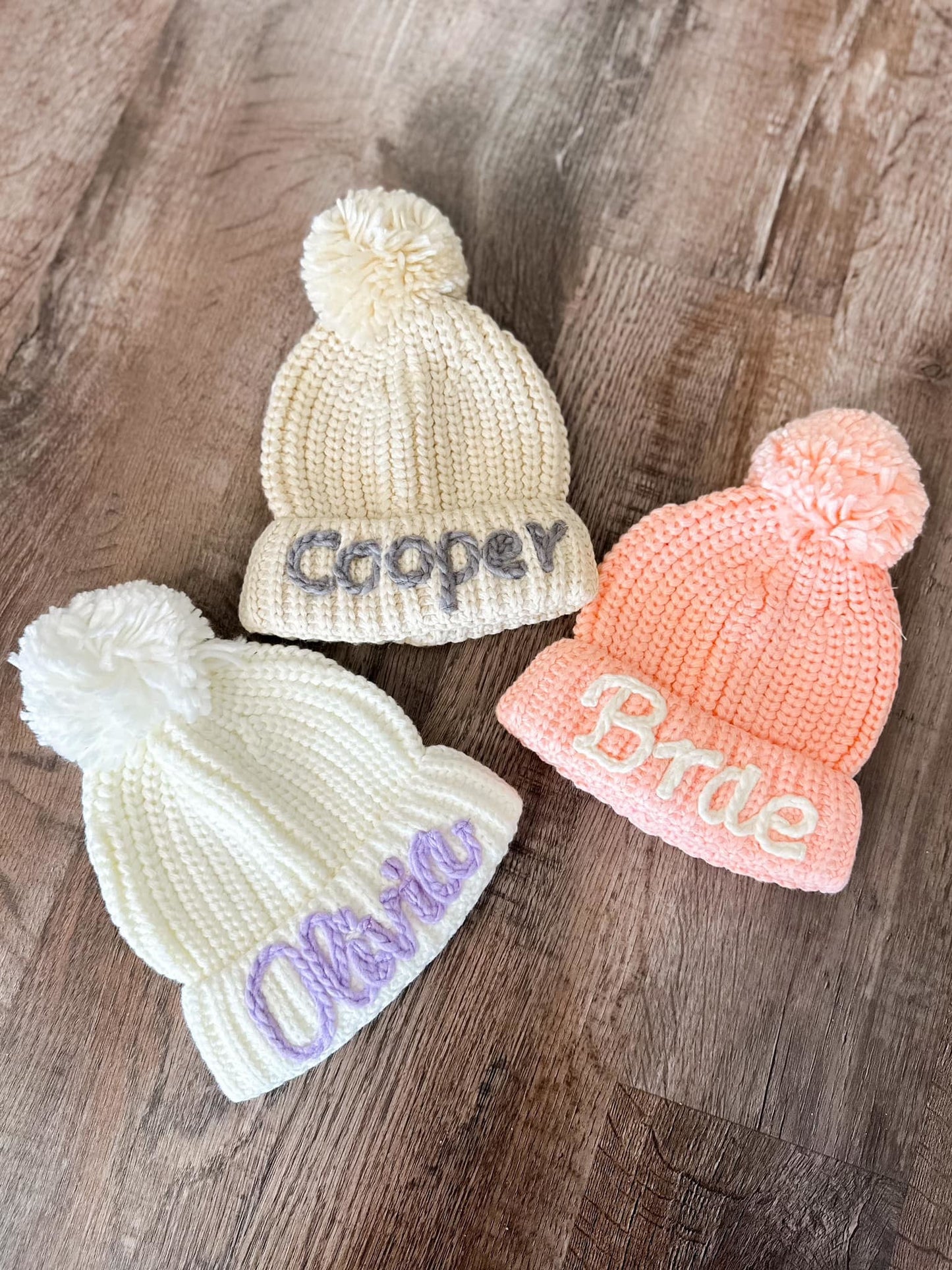 PREORDER: Custom Rope Embroidered Pompom Hat 12.1.25 OSYM