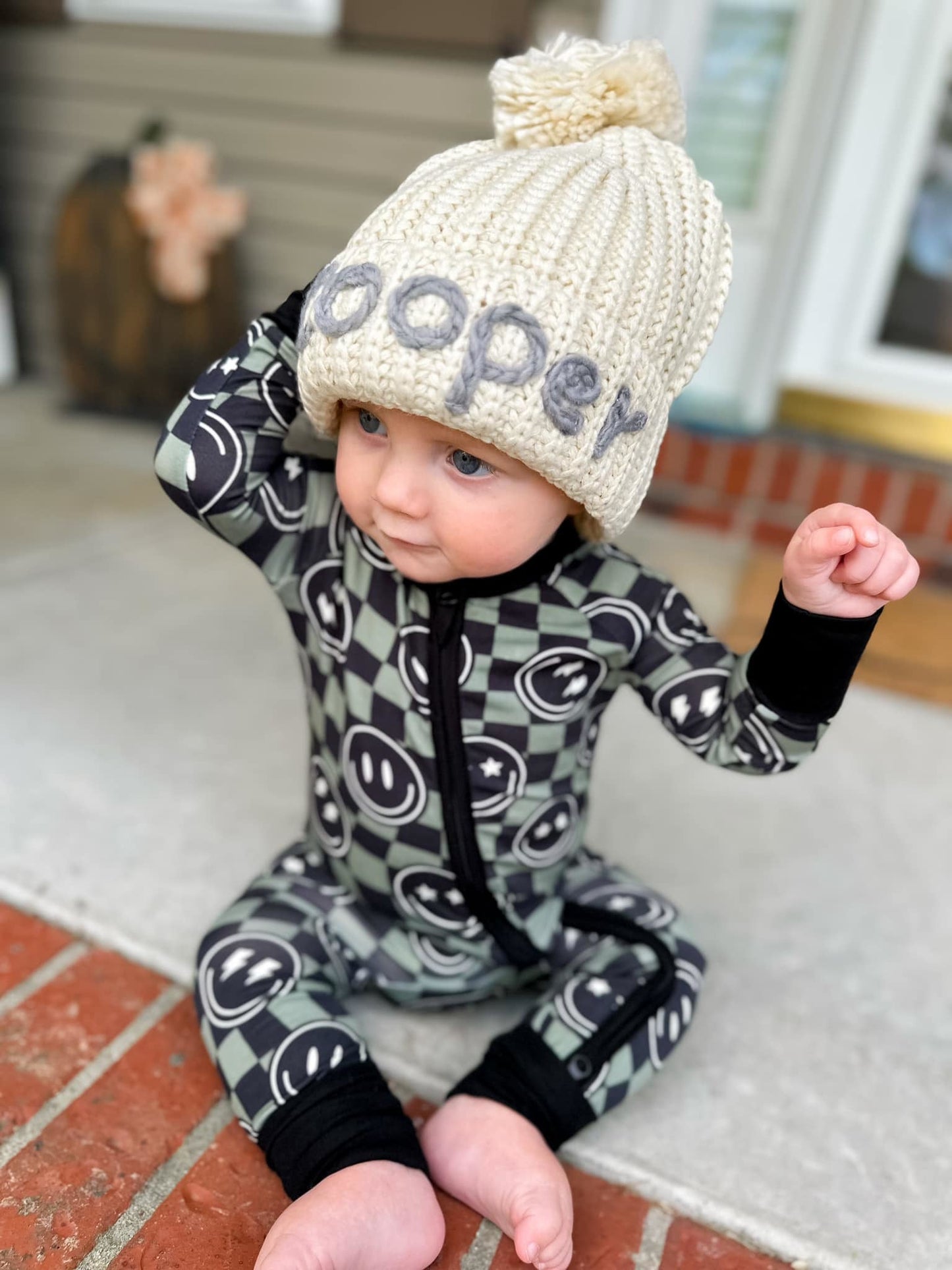 PREORDER: Custom Rope Embroidered Pompom Hat 12.1.25 OSYM