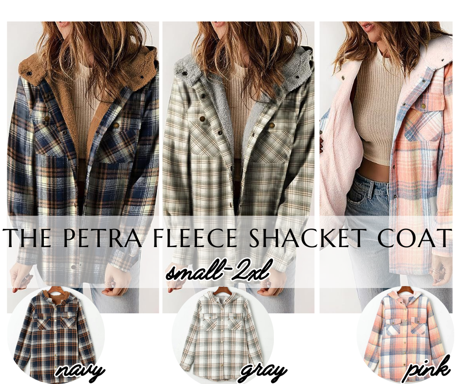 PREORDER: The Petra Fleece Shacket Coat 9.8.25 osym