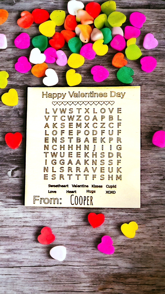 Valentines WordSearch Custom